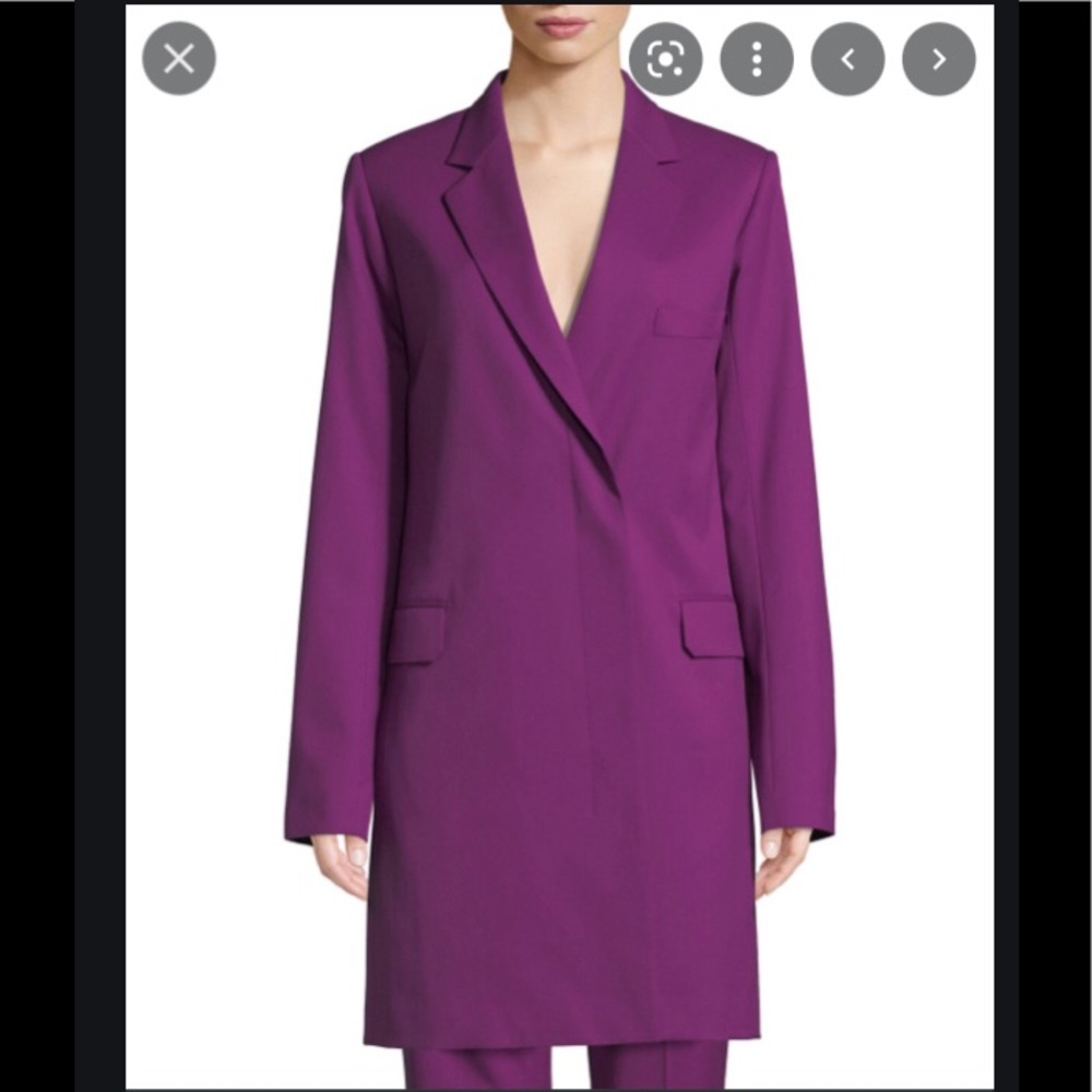NWT Helmut Lang Slim Wool Blazer Coat - Picture 1 of 7